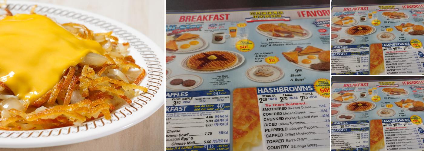 Waffle House Menu
