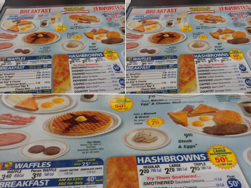 Waffle House Menu