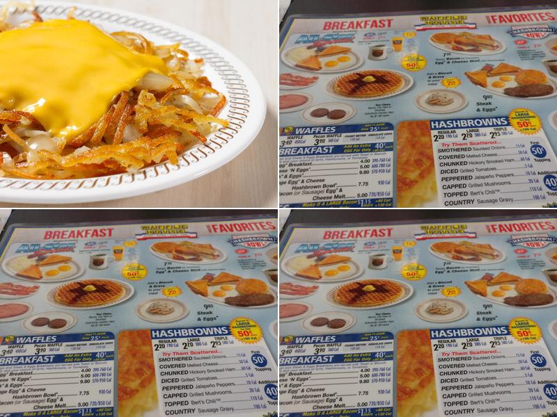Waffle House Menu