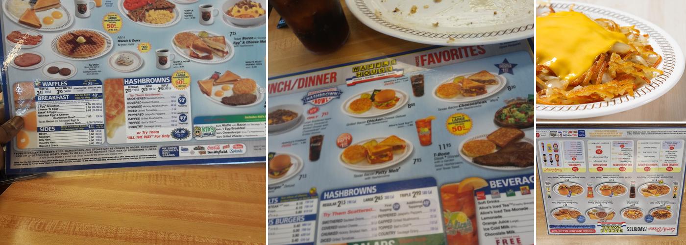 Waffle House Menu