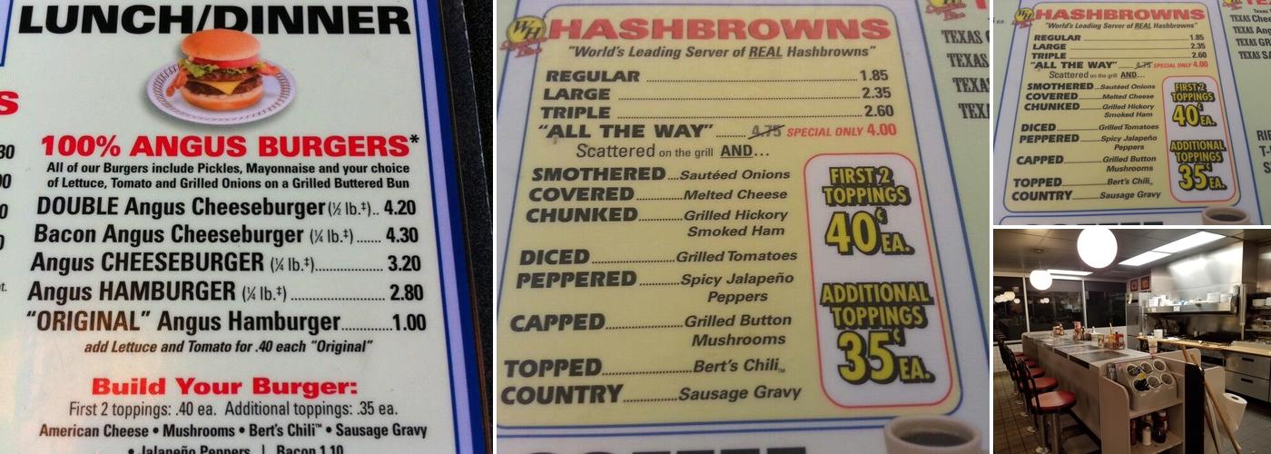 Waffle House Menu