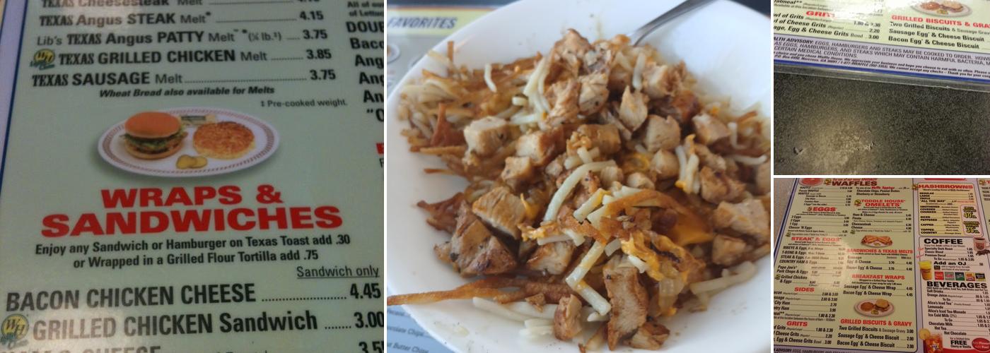 Waffle House Menu