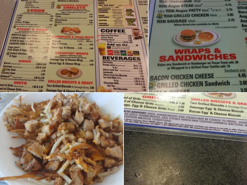 Waffle House Menu