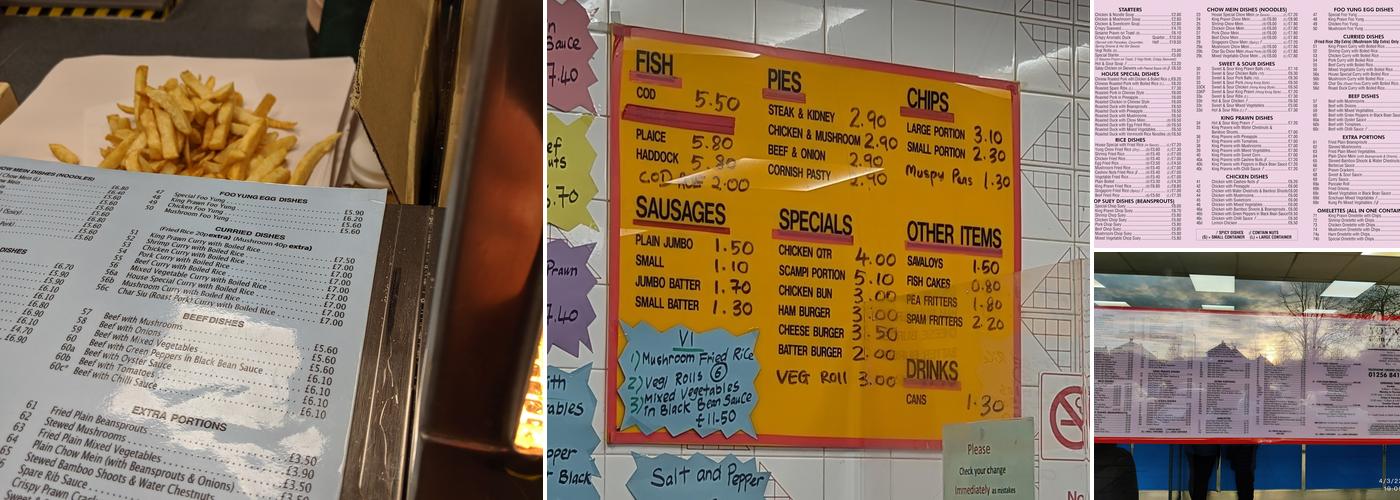 Youngs Fish Bar, Basingstoke (No Delivery Currently) Menu