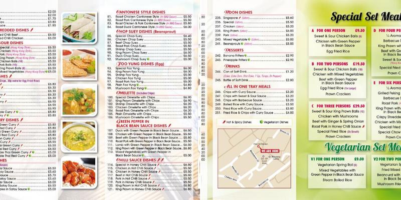 Oriental Garden Menu