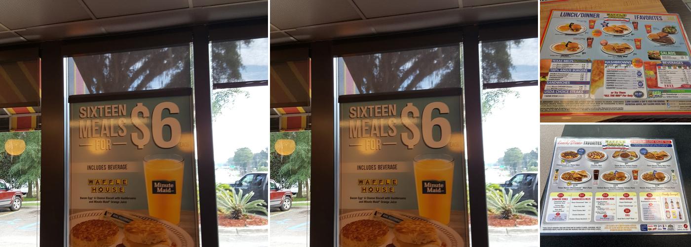 Waffle House Menu