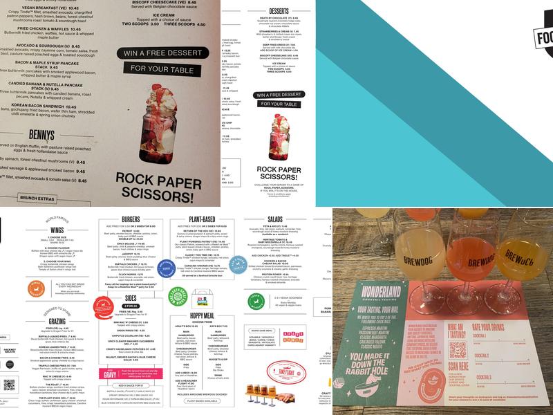 BrewDog Basingstoke Menu