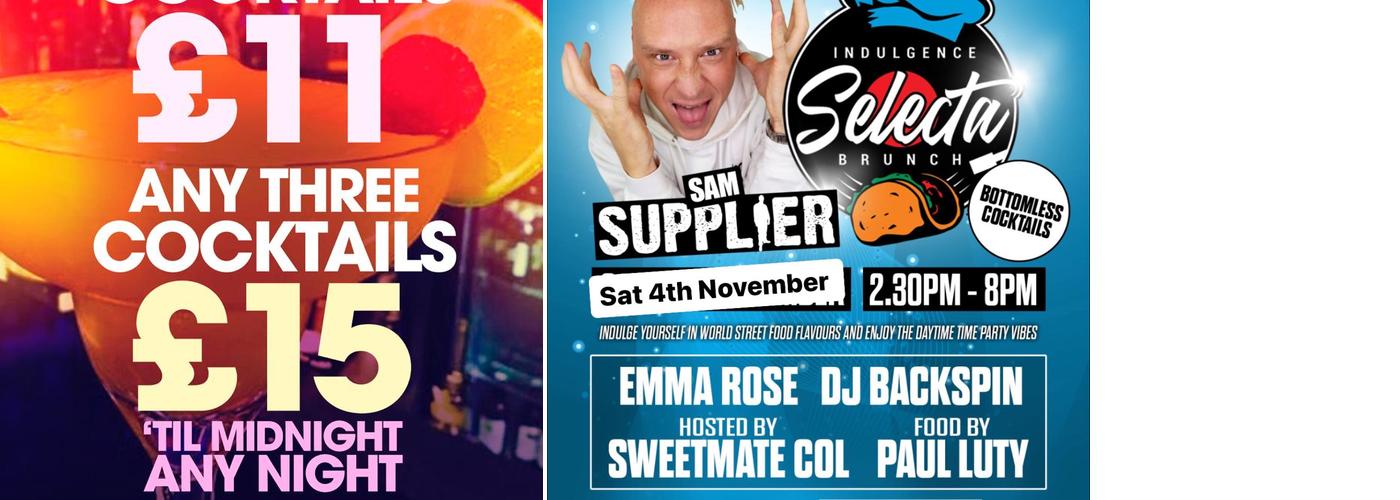 Plush Lounge Bar Menu