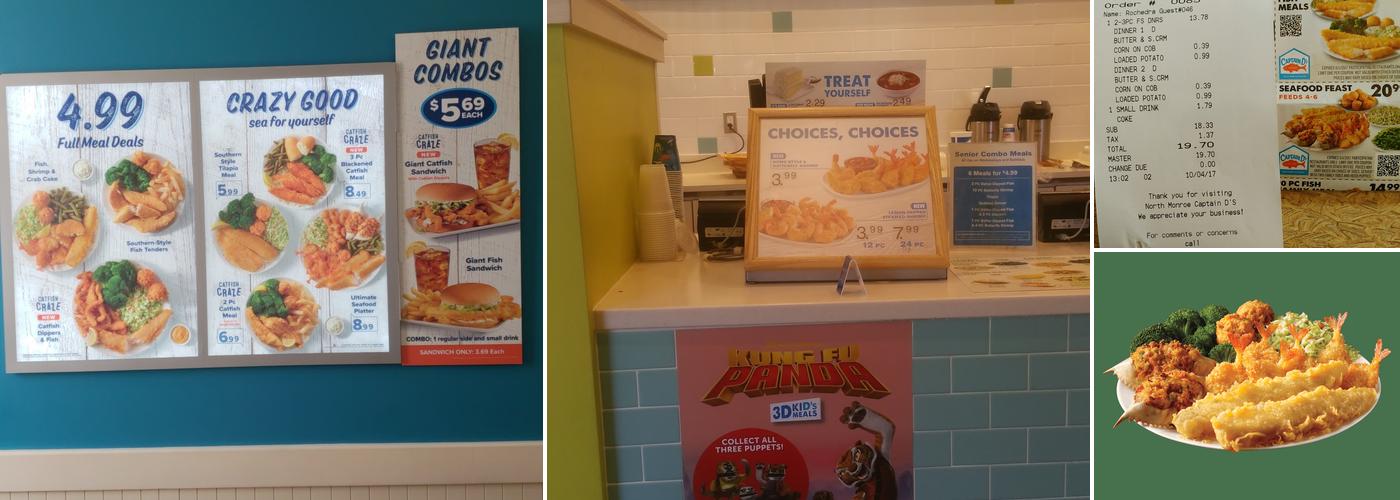Captain D's Menu
