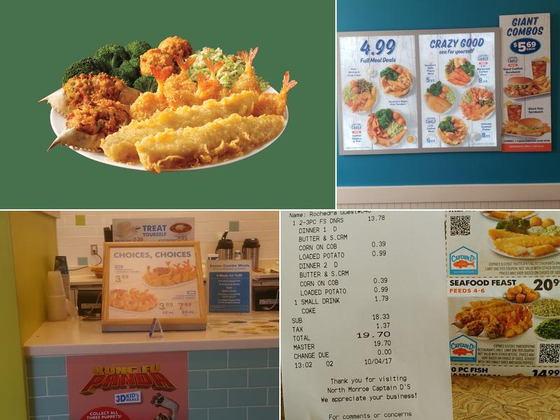 Captain D's Menu