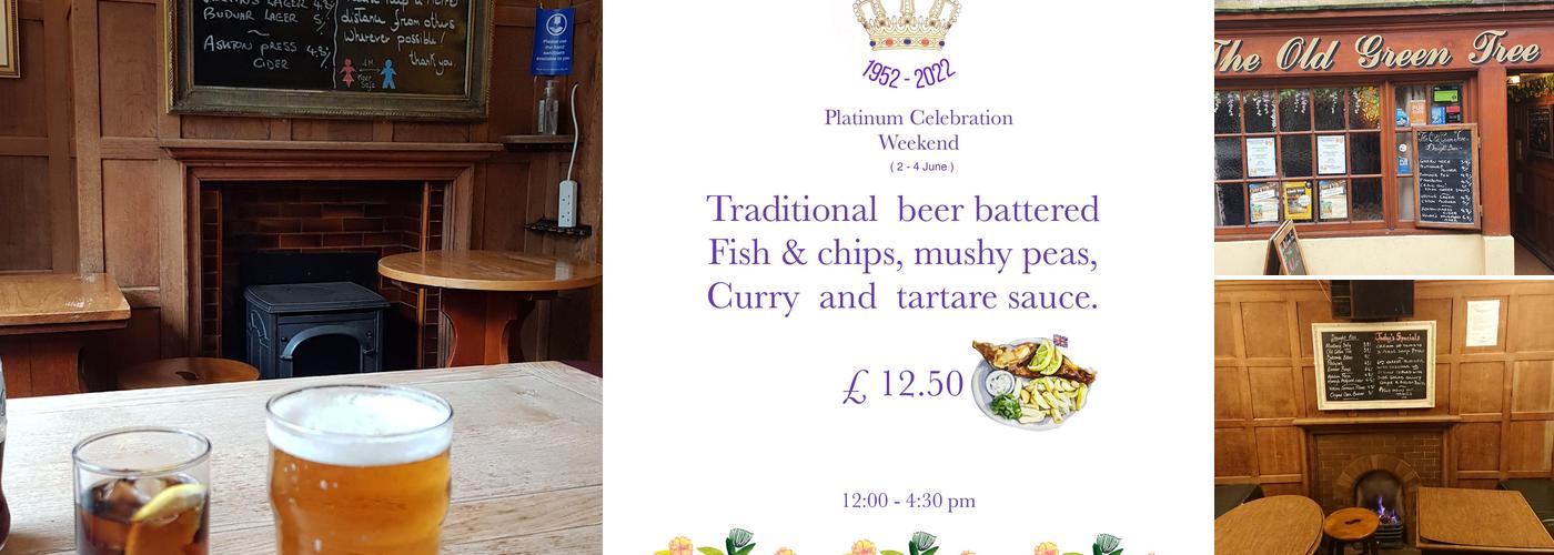 The Old Green Tree Menu