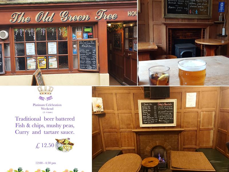 The Old Green Tree Menu