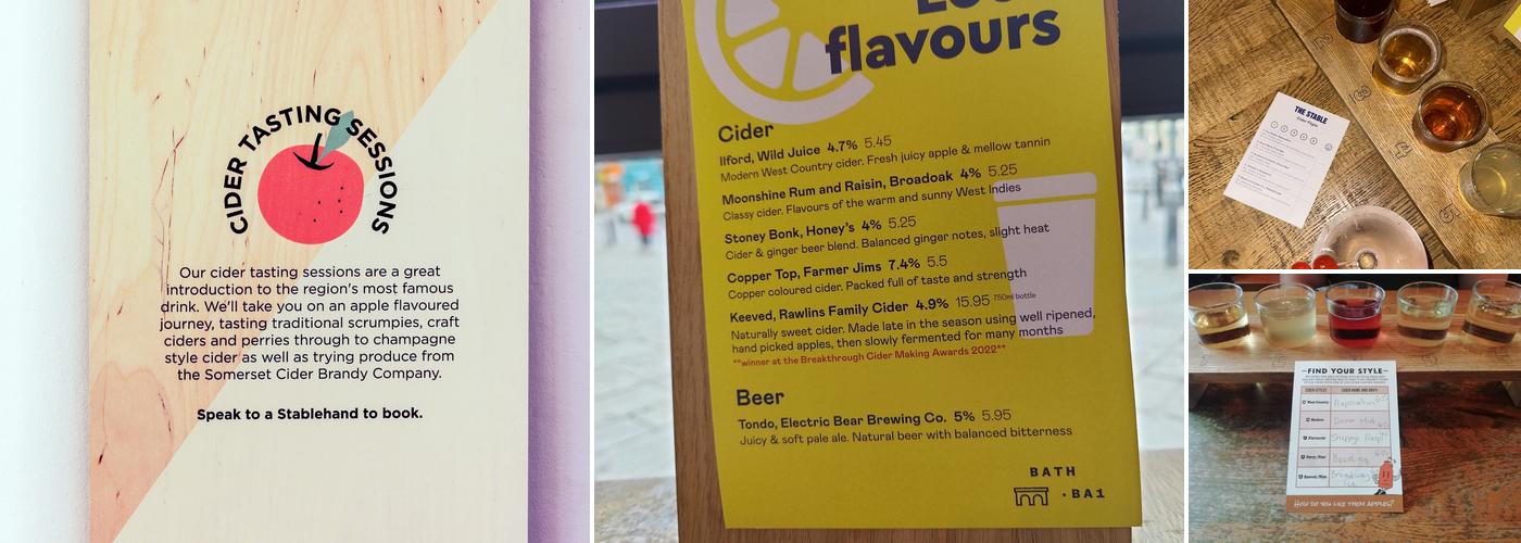 The Bath Stable Menu