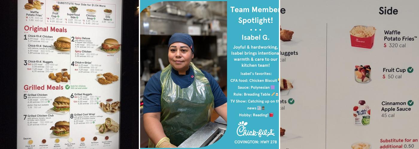 Chick-fil-A Menu