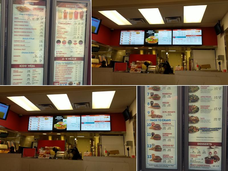 Wendy's Menu