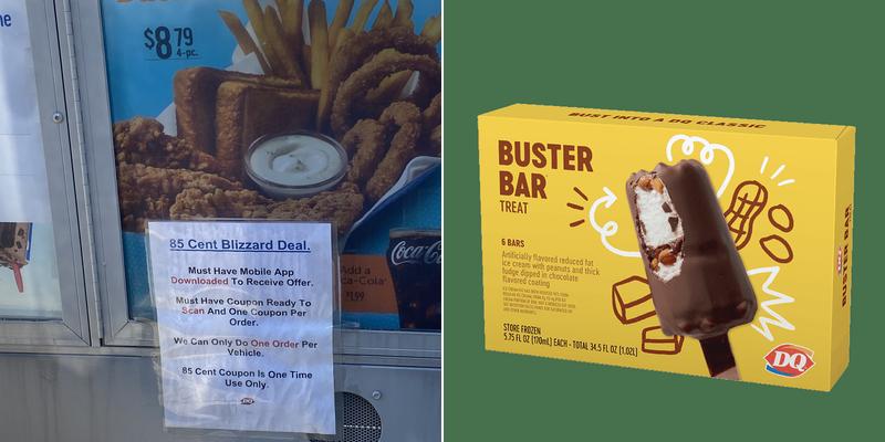 Dairy Queen Grill & Chill Menu