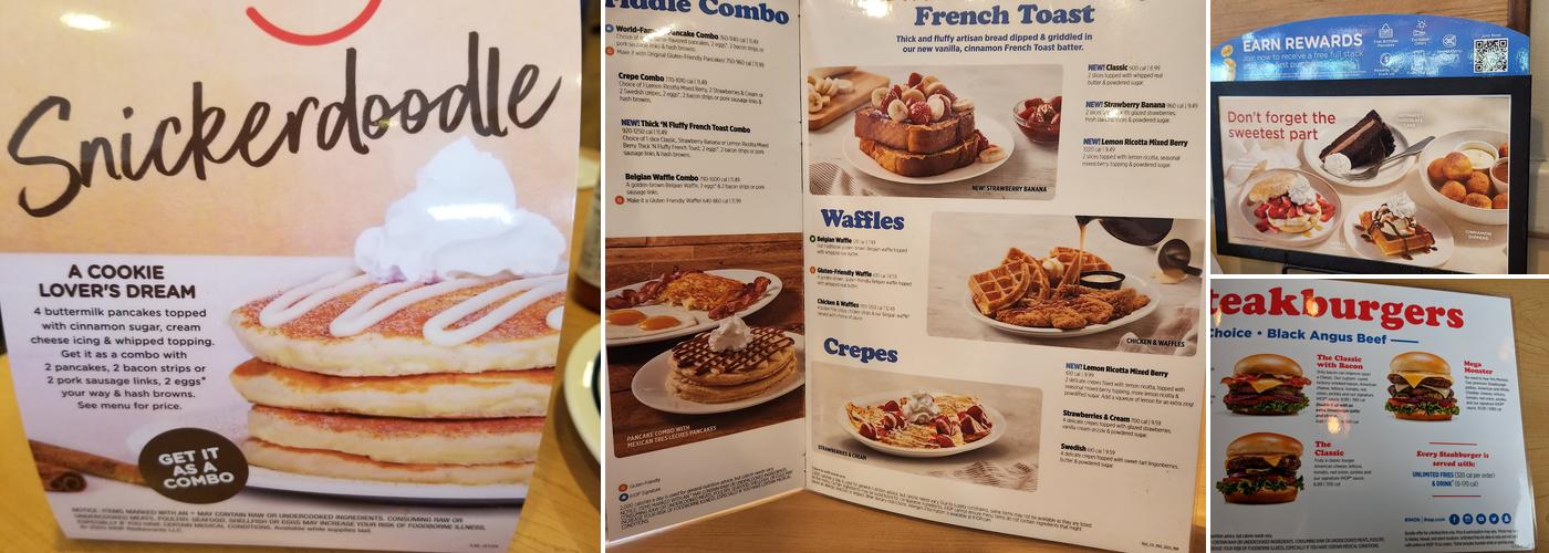 IHOP Menu