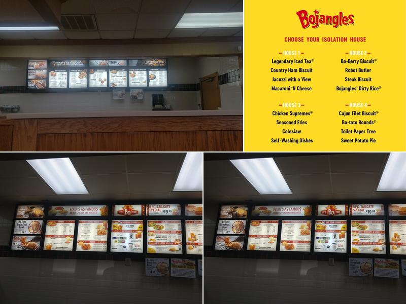 Bojangles Menu
