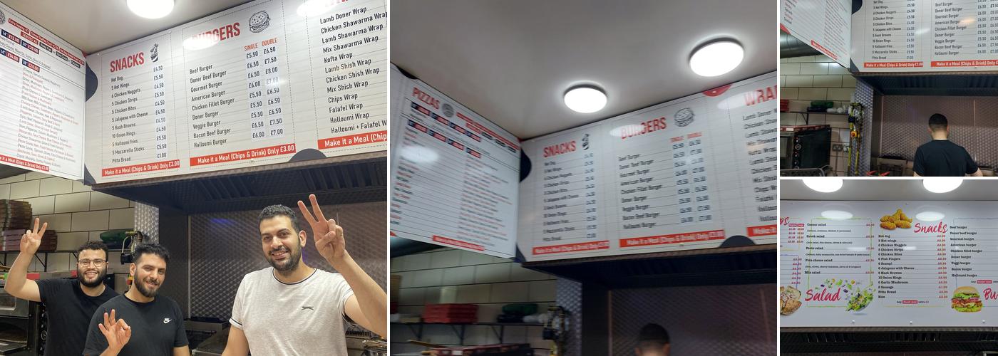 Friends Takeaway Menu