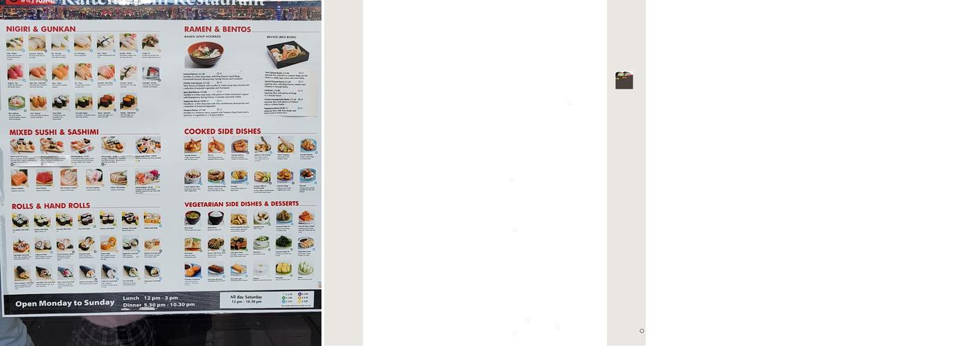 Sushi Daily Bath Menu