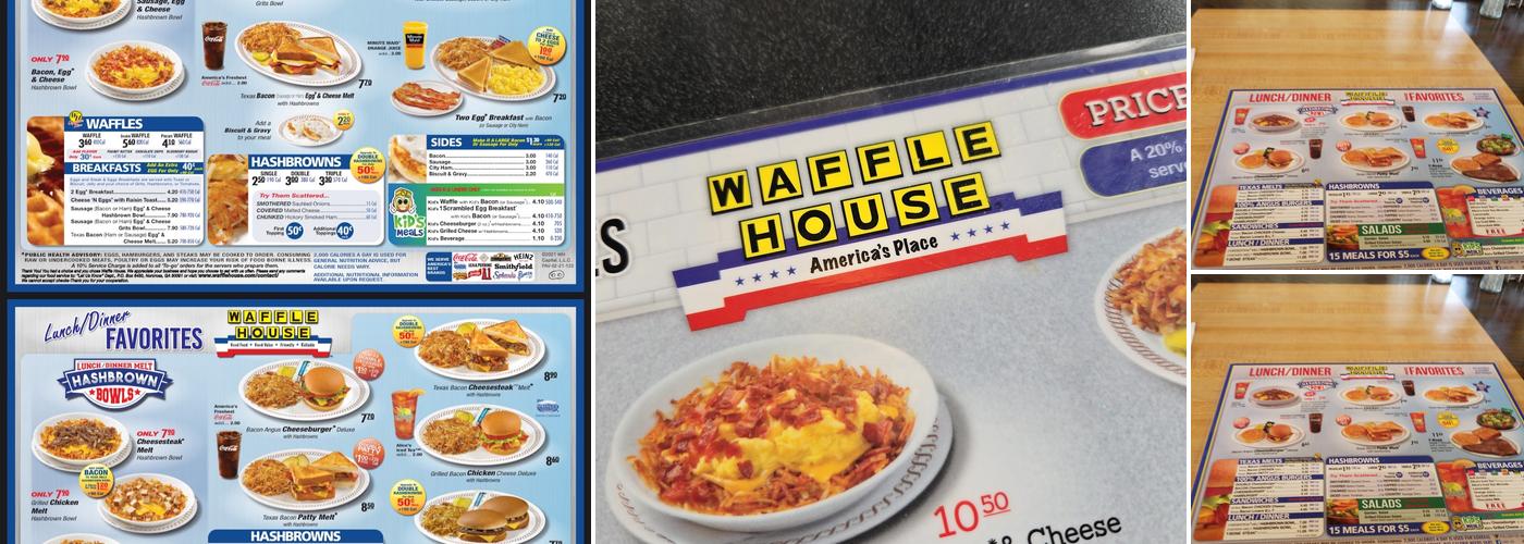 Waffle House Menu