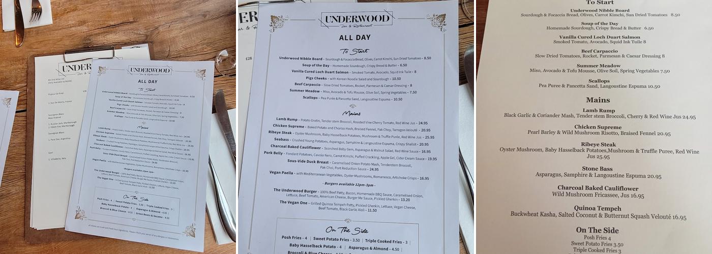 The Hive Bar & Kitchen Menu