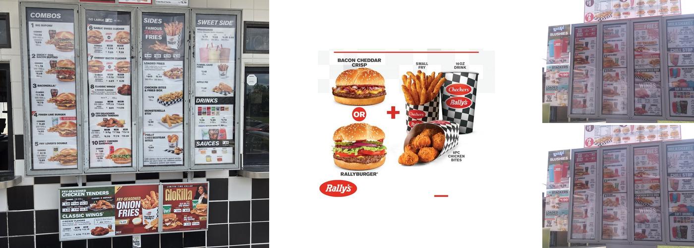 Checkers Menu