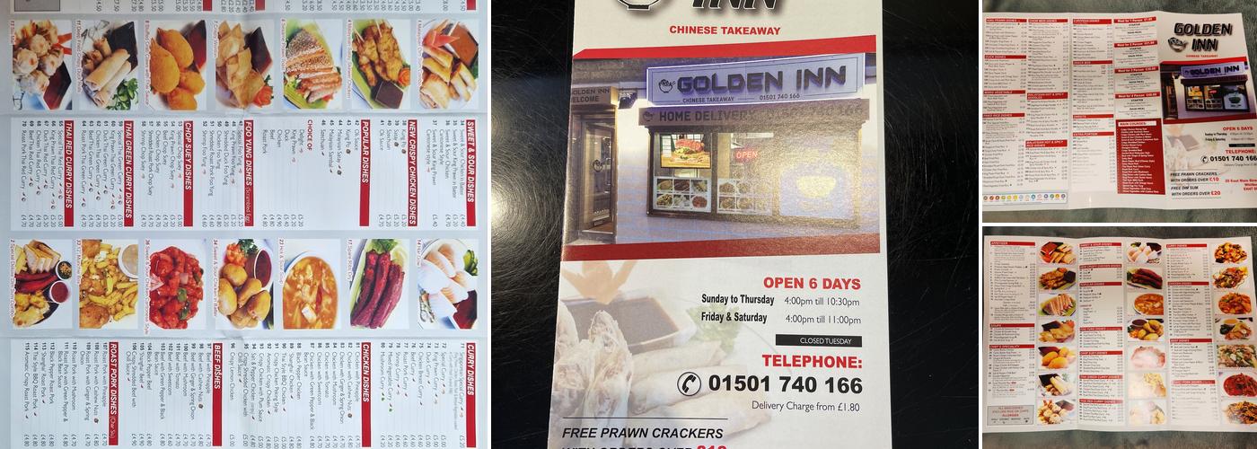 Golden Inn Menu
