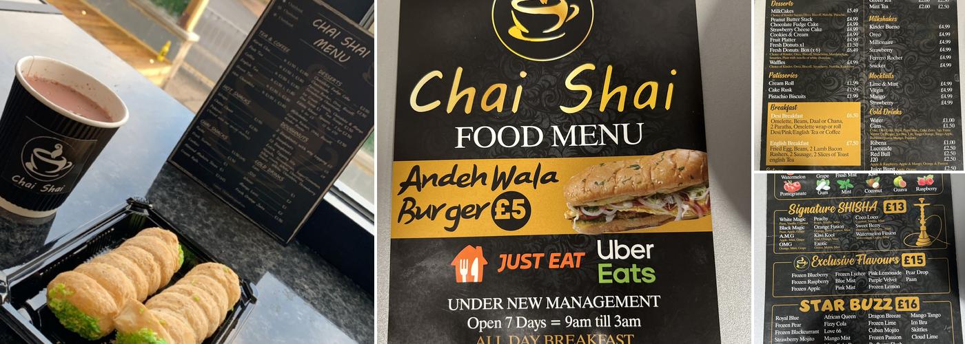 Chai Shai Menu