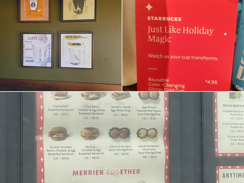 Starbucks Menu