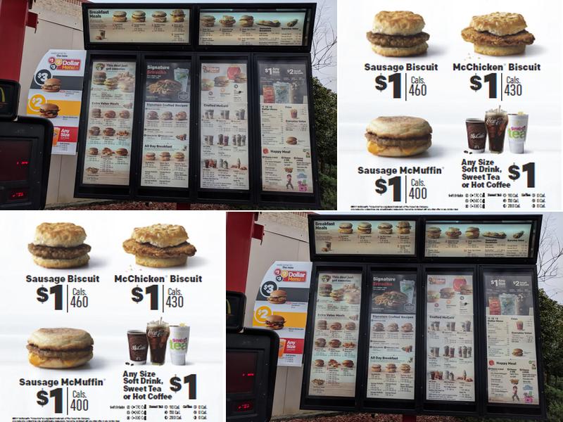 McDonald's Menu