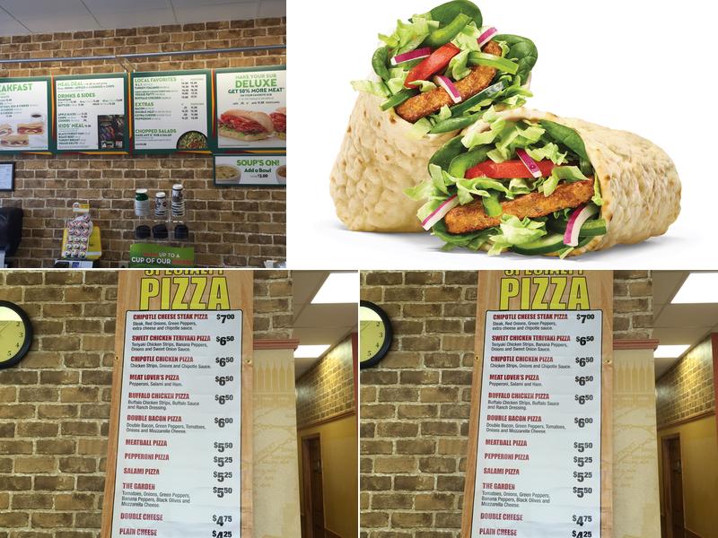 Subway Menu