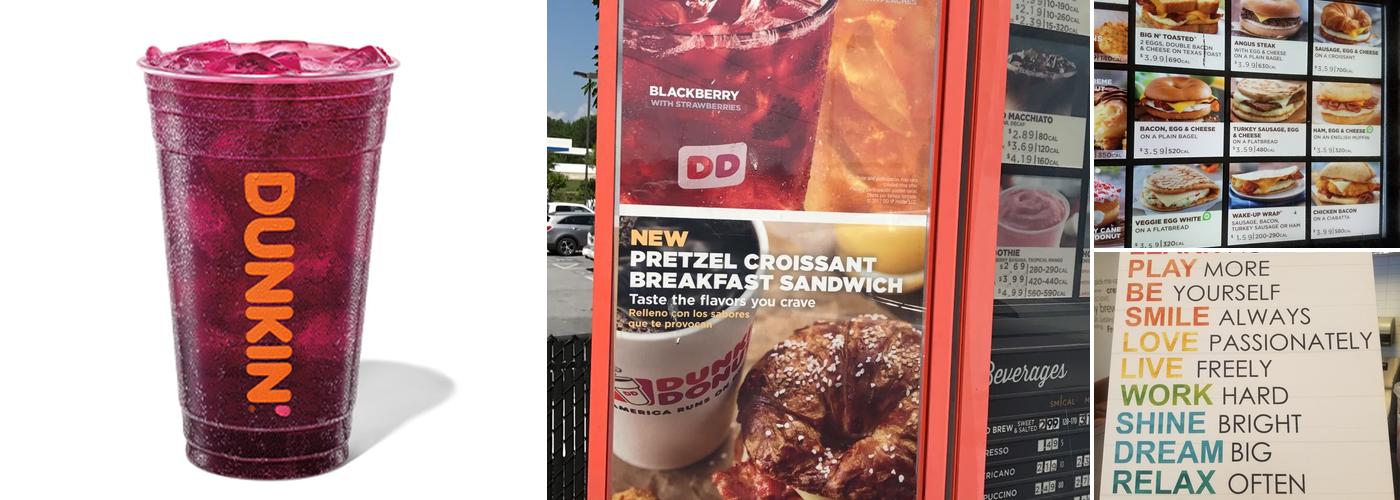 Dunkin' Menu