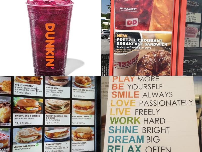 Dunkin' Menu