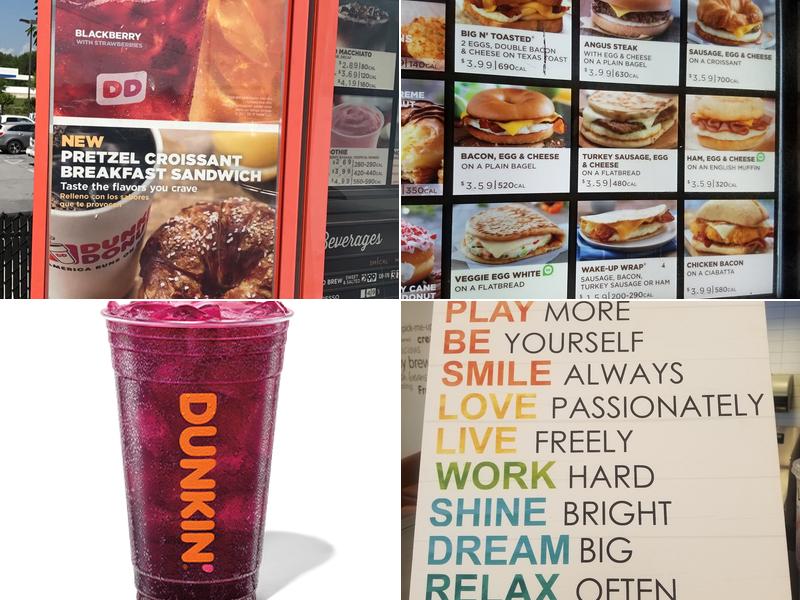 Dunkin' Menu