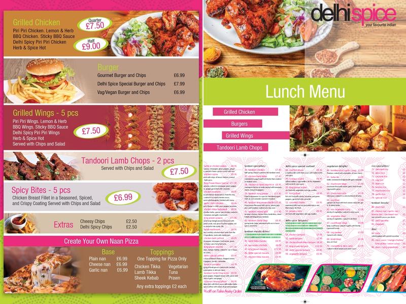 Delhi Spice Menu