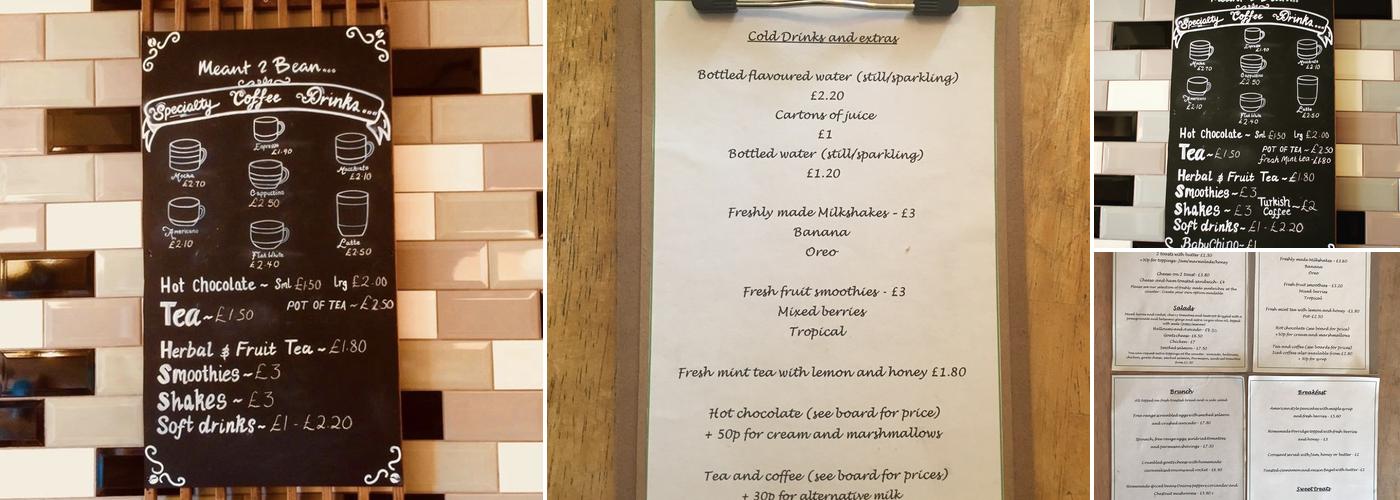 Liz’s sandwich bar Menu