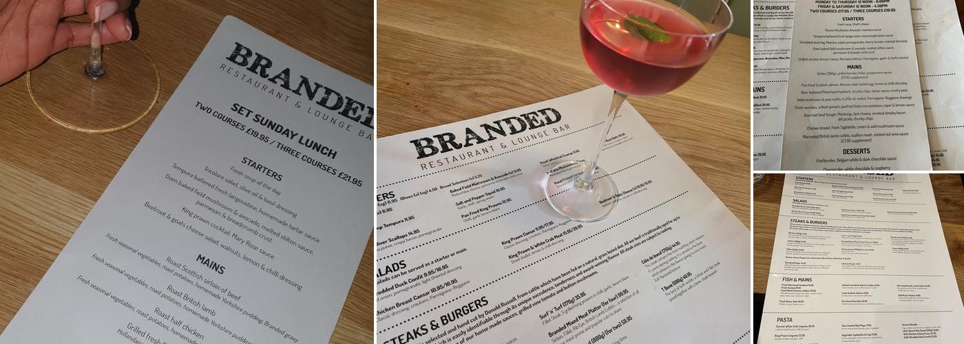 Branded Beckenham Menu
