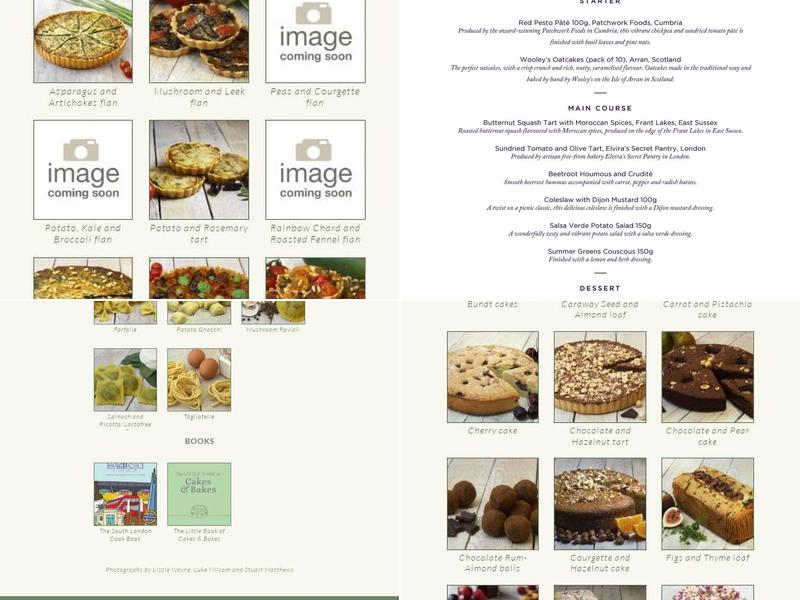 Elvira's Secret Pantry Menu