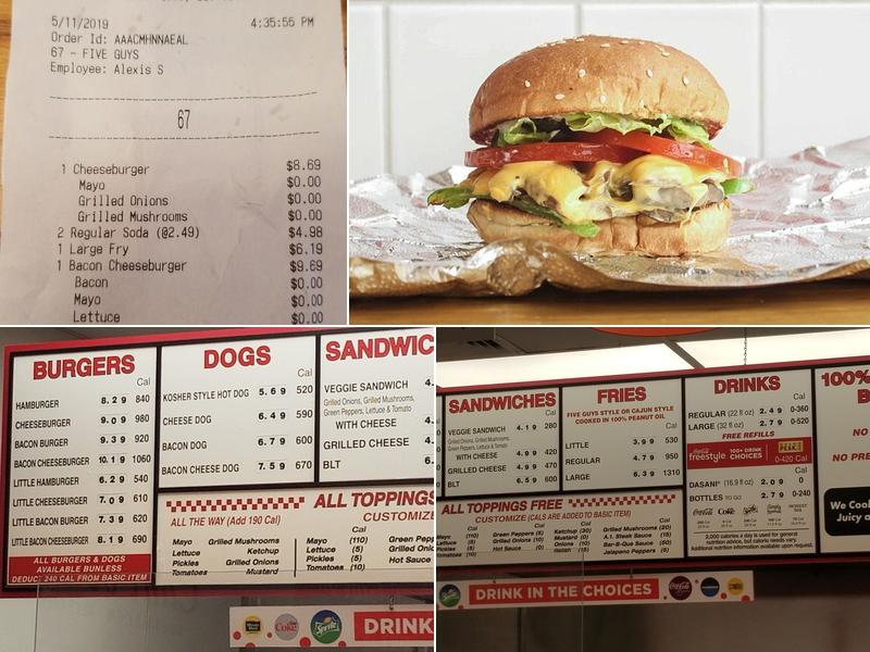 Five Guys Menu