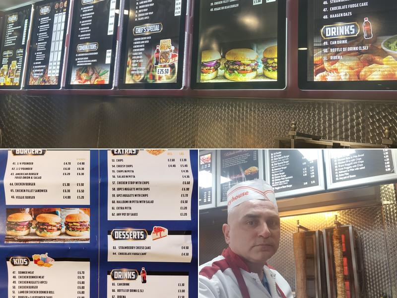 Clock House Grill Menu