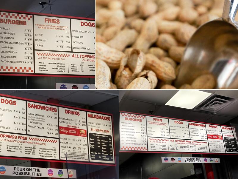 Five Guys Menu
