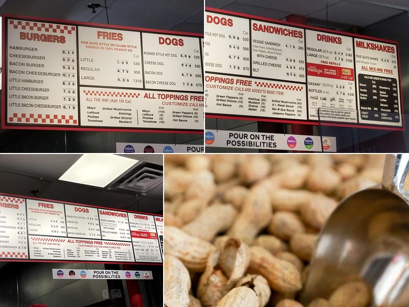 Five Guys Menu