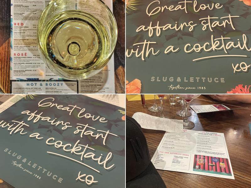 Slug & Lettuce - Bedford Menu