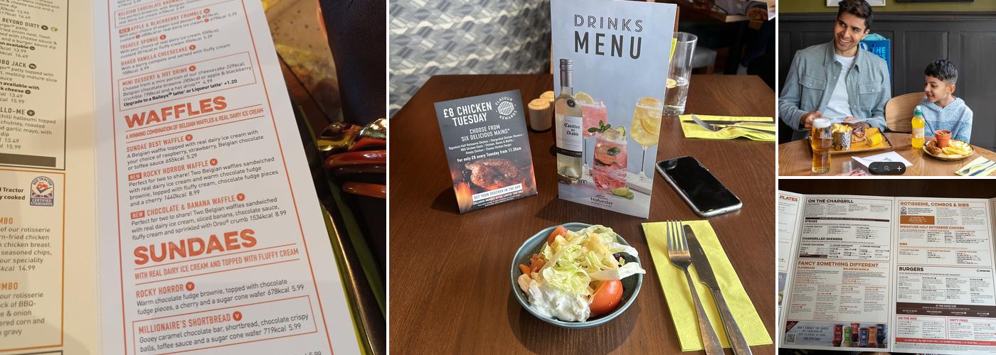 Harvester Orchard Bedford Menu