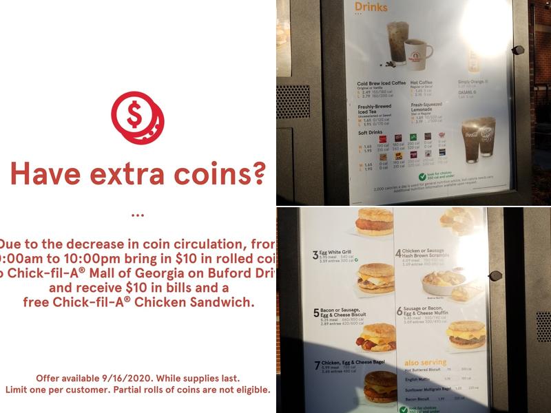 Chick-fil-A Menu