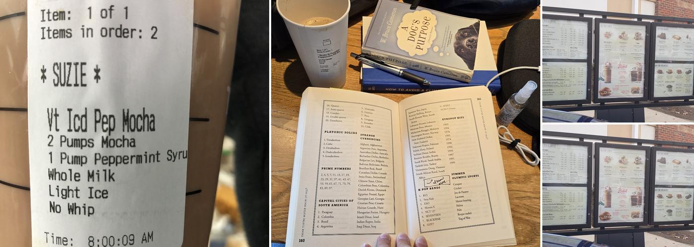 Starbucks Menu