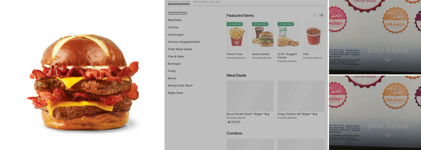 Wendy's Menu