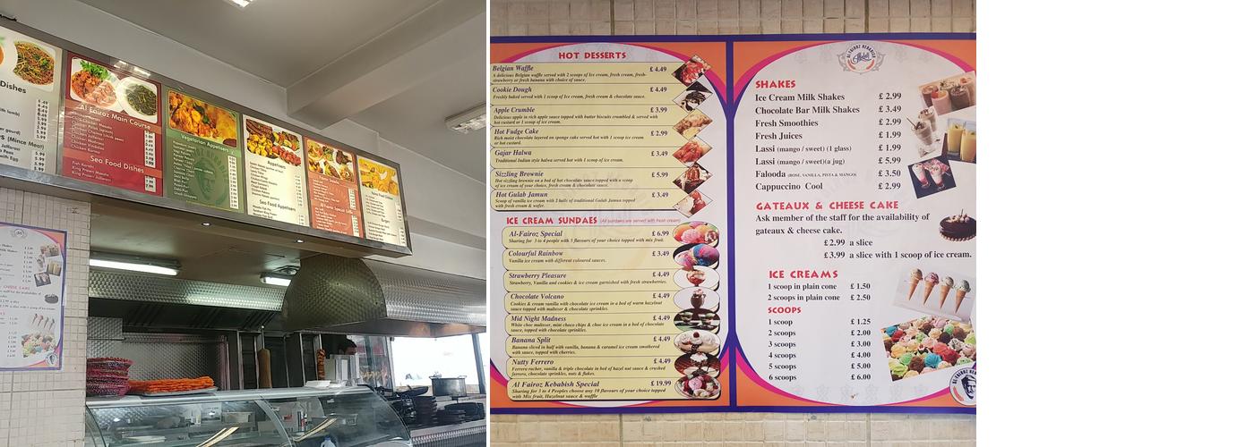 Al Fairoz Kebabish Menu