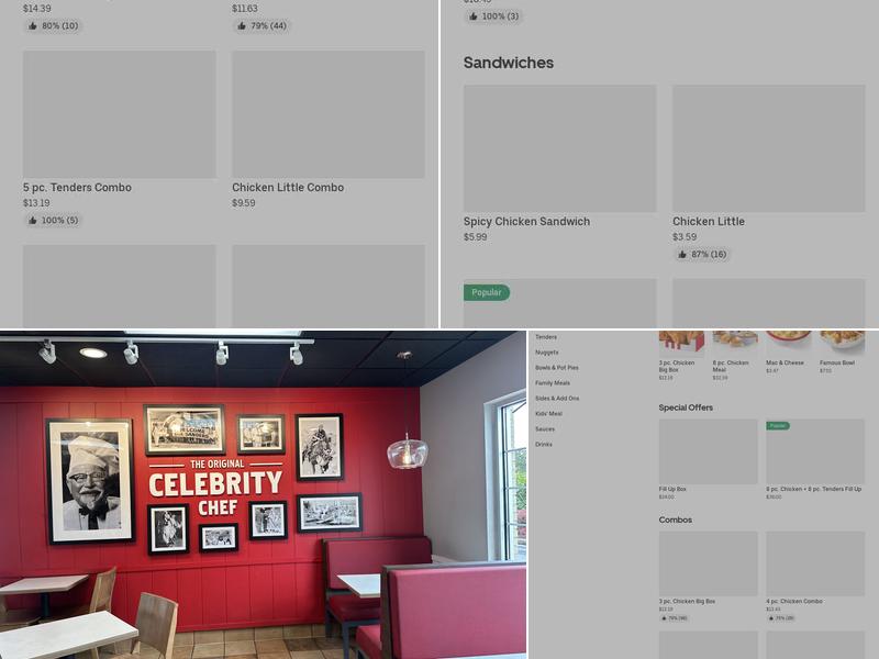 KFC Menu